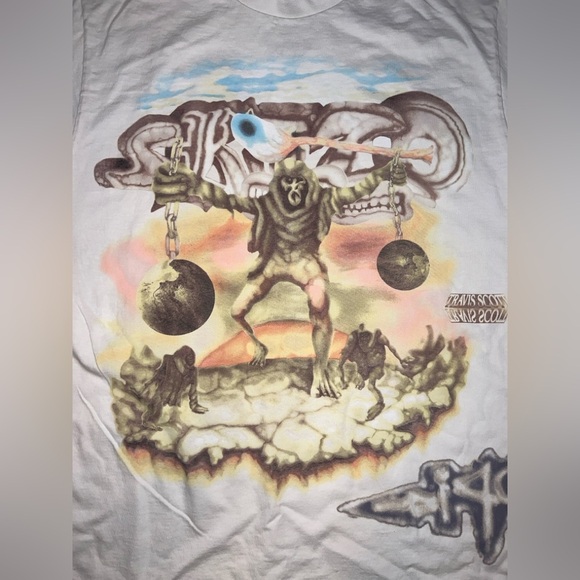 Travis Scott Skitzo Circus Maximus Tour Tee in Medium - Picture 3 of 9